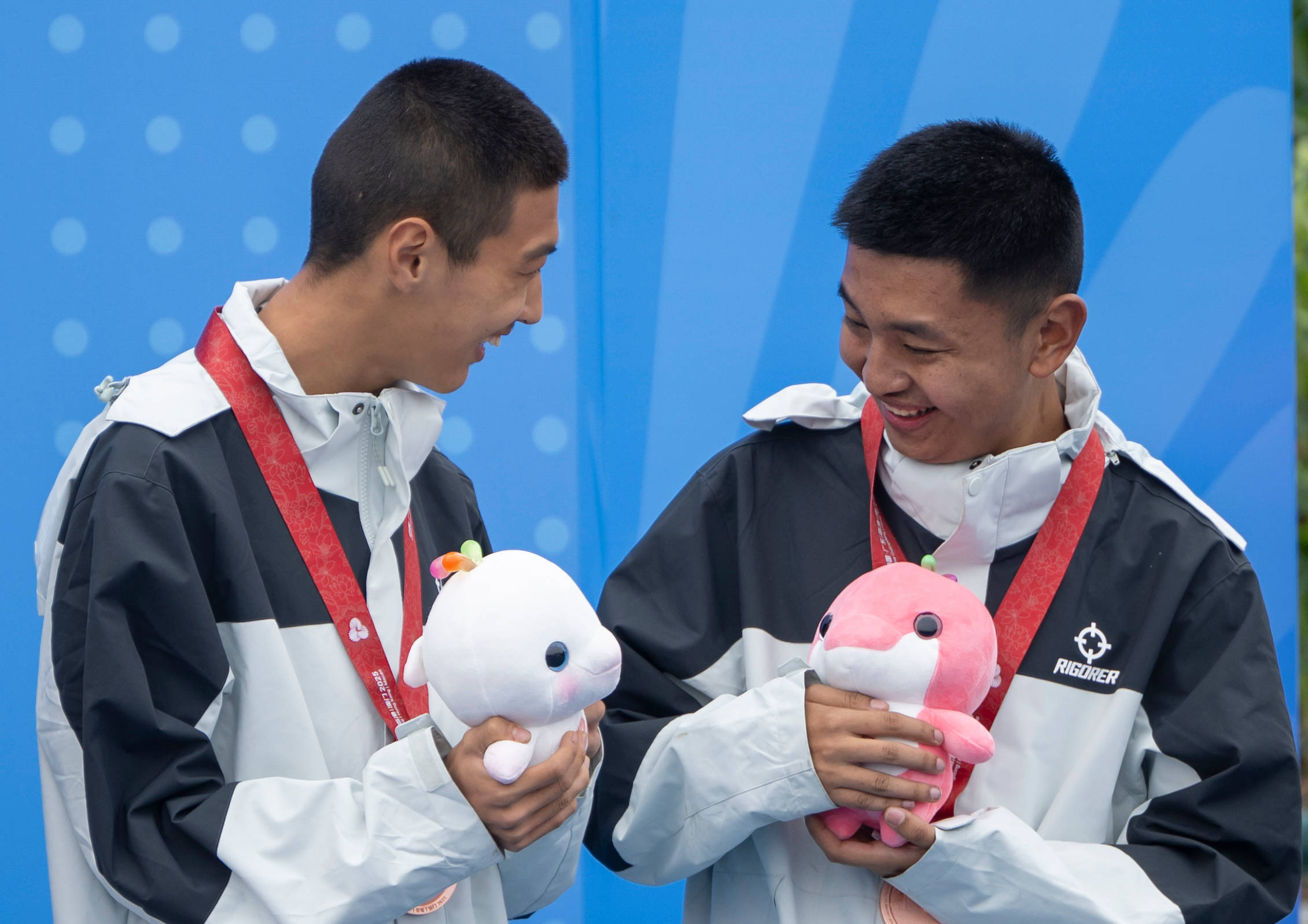 （体育） 全国残特奥会——特奥足球项目颁奖仪式举行