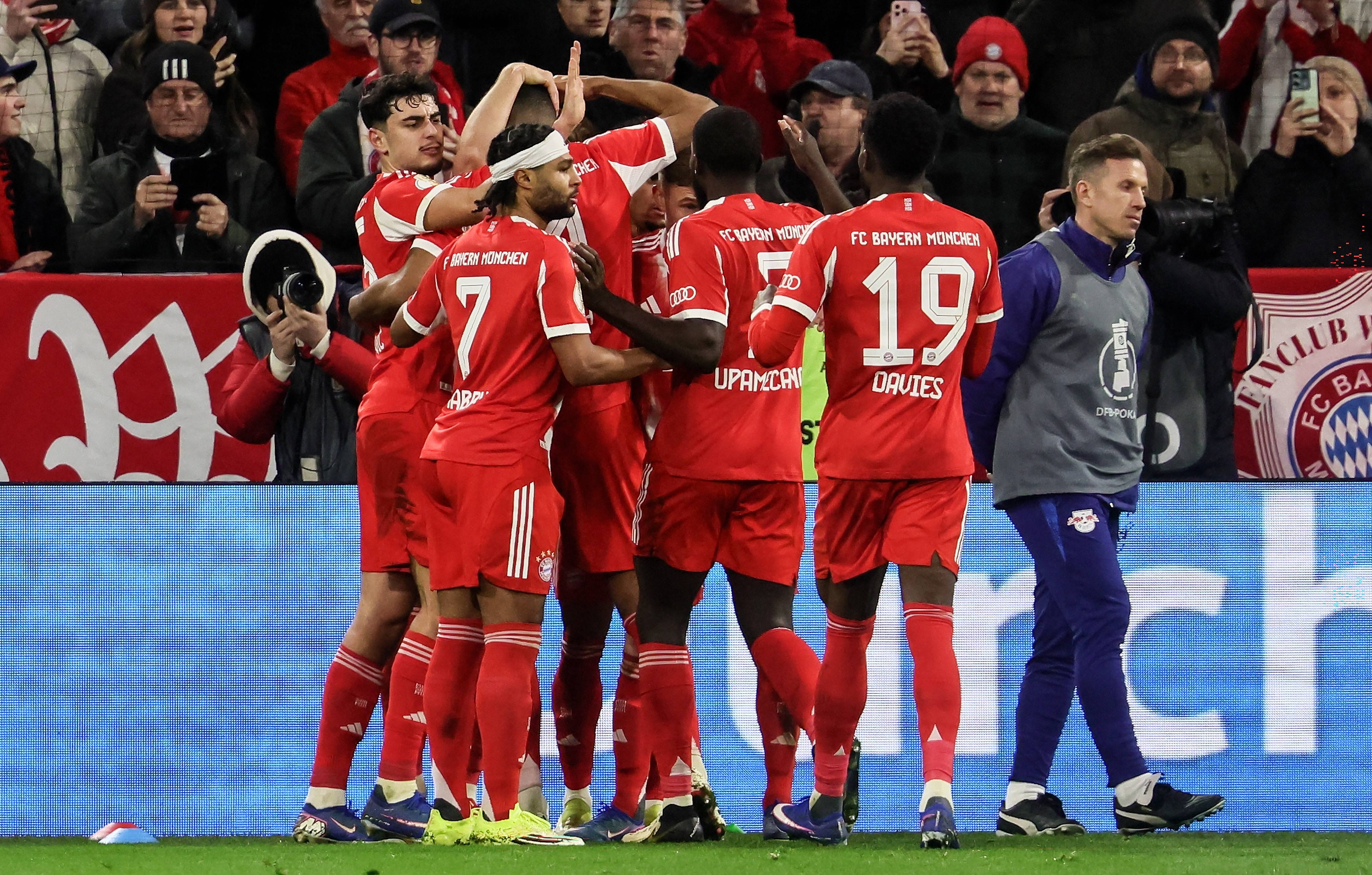 （外代二线）足球——德国杯：拜仁晋级半决赛