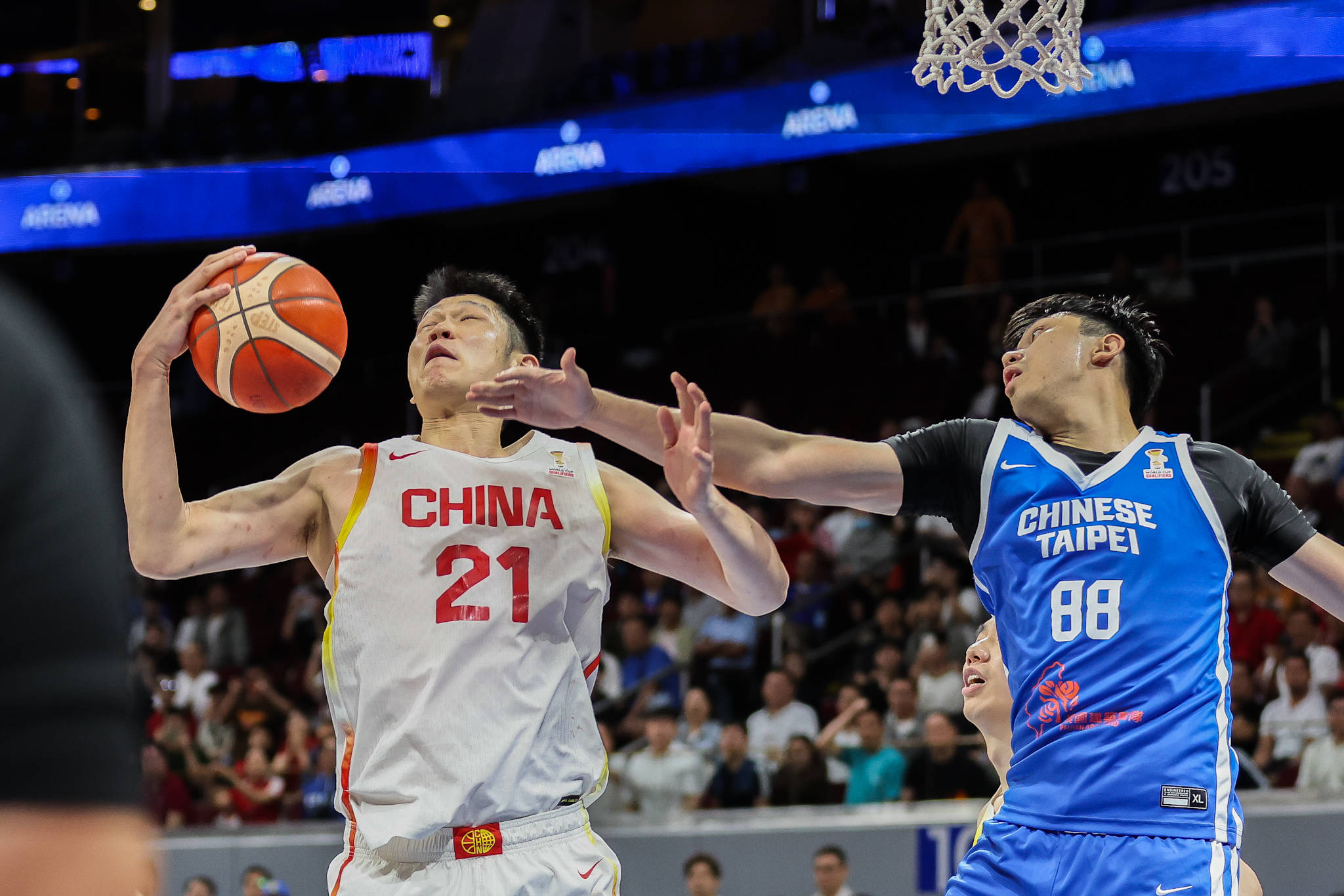 （体育）篮球——世界杯预选赛：中国队胜中国台北队