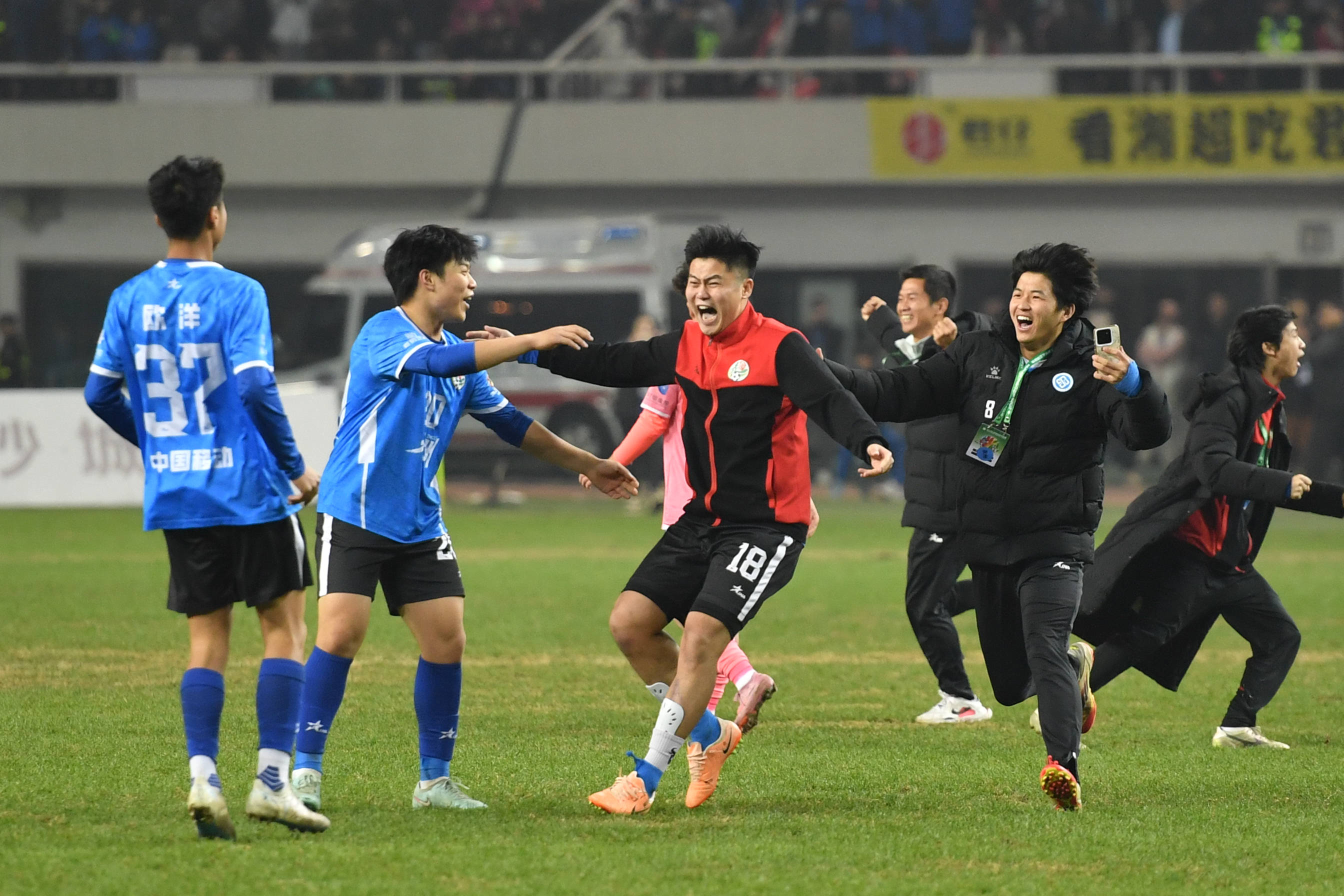 （体育）足球——湖南省足球联赛决赛：永州队夺冠