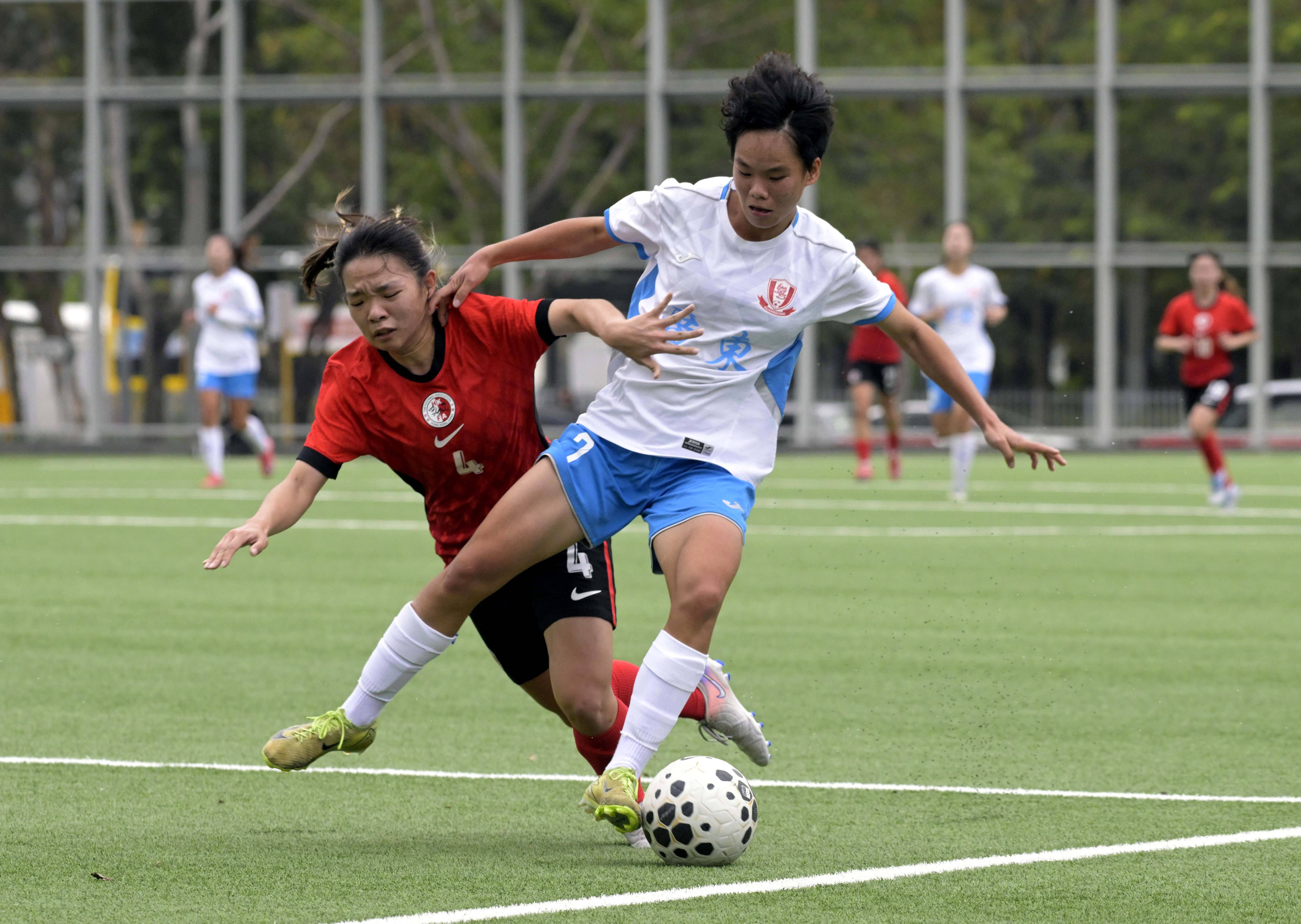 （体育）足球——广东队获得第七届女子省港杯冠军