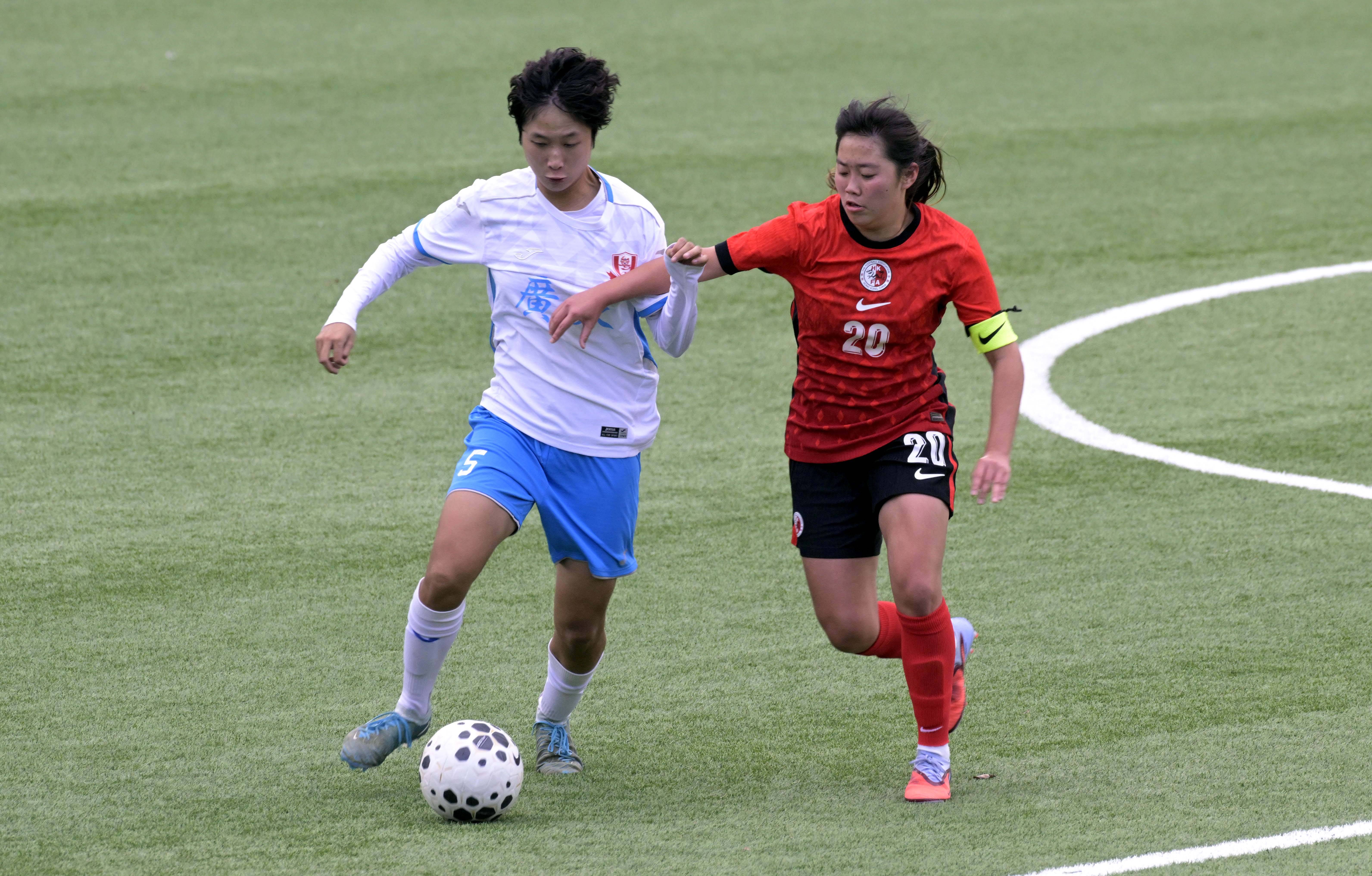 （体育）足球——广东队获得第七届女子省港杯冠军